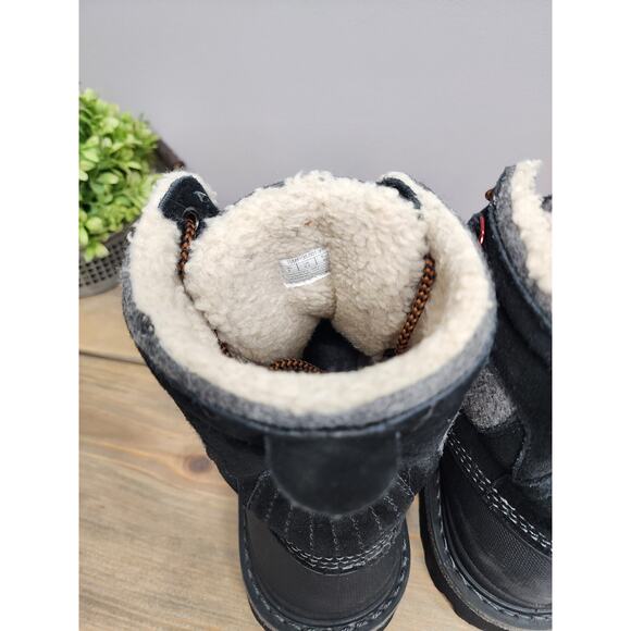 Woolrich Fully Wooly Boots Mens 9 Black Sherpa Lined Boots Lace Up Snow Winter main image 8